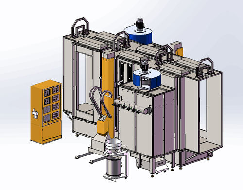 Автоматическая камера напыления - COLO-S-Basic Type (COLO-S-0825) - Hangzhou color powder coating equipment ltd