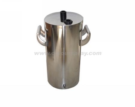 Флюидизированный бункер - ø = 20 cm - Hangzhou color powder coating equipment ltd - для пистолетов для порошковой окраски