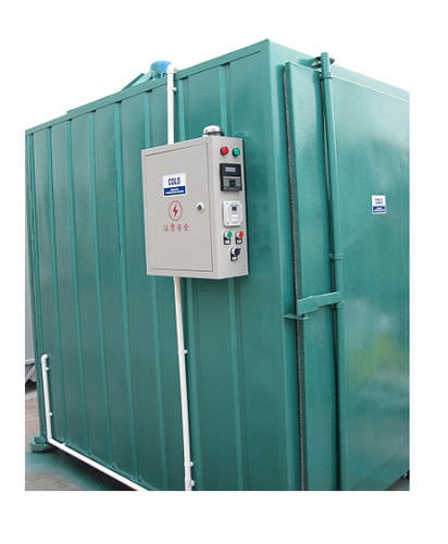 Печь с тележкой - Hangzhou color powder coating equipment ltd - варочная / электрическая / для порошковой окраски