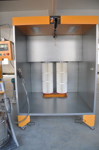 Камера напыления фильтр с картриджем - COLO-S-1517 - Hangzhou color powder coating equipment ltd - с ручным управлением