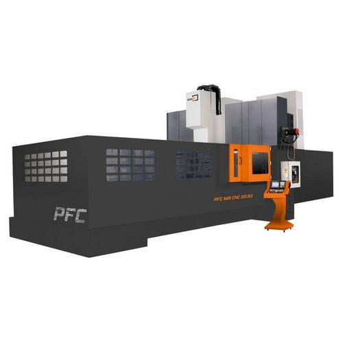 Фрезерный станок с ЧПУ 3 оси - VF-Mill Duo  - KAAST Machine Tools Inc. - вертикальный / тип козлового крана / с подвижным столом