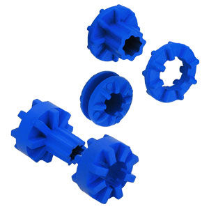 Проходная втулка из эластомера - V10R14-G4 / V10R82 series - Advanced Antivibration Components - открытая