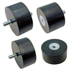 Цилиндрическая антивибрационная опора - V10Z59MM / V10Z59MF series - Advanced Antivibration Components - из стали / резьбовая