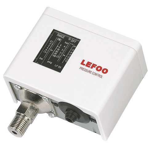Дифференциальный прессостат - LF55 series - ZHEJIANG LEFOO CONTROLS CO., LTD - для масла / для воды / для воздуха