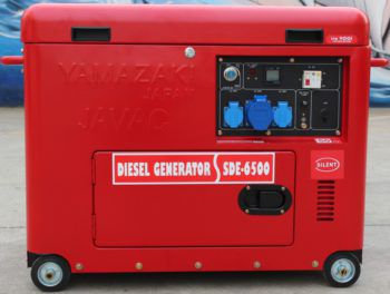 Дизельная генераторная установка - SDE-6500 series - JAVAC - трехфазовая / монофазовая / на колесиках