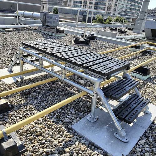 Переходной мостик из алюминия - Kee Step® - KEE SAFETY  - из гальванизированной стали / из композита