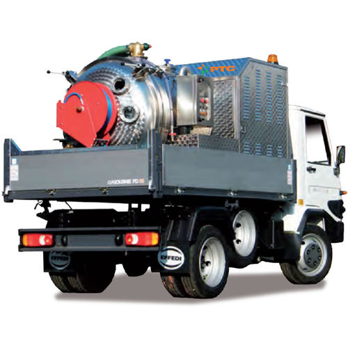 Установка вакуумирования со смазкой - URBAN COMBI 1000 - P.T.C.  Srl - промышленная / с очистителем высокого давления
