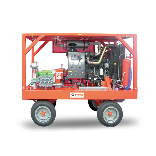 Очиститель высокое давление холодной водой - PTC 5 D - P.T.C.  Srl - с дизельным двигателем / мобильный