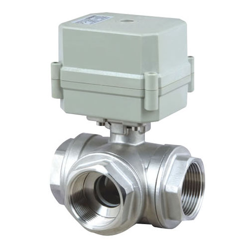 Клапан со сферическим золотником - L type - Taizhou Tonhe Flow Control Equipment Co.,ltd - для воды / из нержавеющей стали / 3 канала