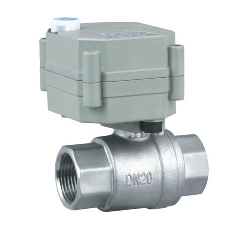 Клапан со сферическим золотником - T25-S2-B - Taizhou Tonhe Flow Control Equipment Co.,ltd - с электрическим приводом / для воды / из нержавеющей стали