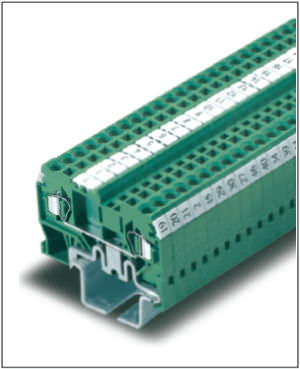 Клеммная колодка на DIN-рейке - SPE2.5 - SWITCHLAB INC. - проходная