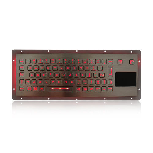 Встраиваемая клавиатура - K-TEK-B255TP-BL-UT-DWP - Key Technology China Limited - 2 клавиши мыши / 70 клавиш / с сенсорной панелью