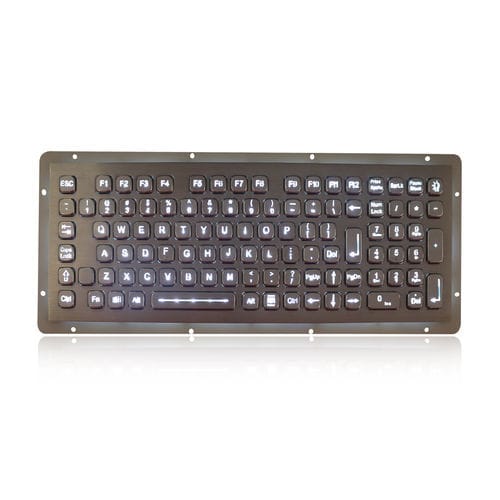 Встраиваемая клавиатура - K-TEK-A340KP-FN-BL-DWP - Key Technology China Limited - с клавишей Fn / 102 клавиши / промышленная