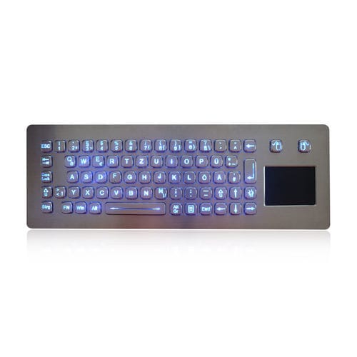 Встраиваемая клавиатура - K-TEK-A361TP-BL-DWP - Key Technology China Limited - 2 клавиши мыши / 70 клавиш / с сенсорной панелью