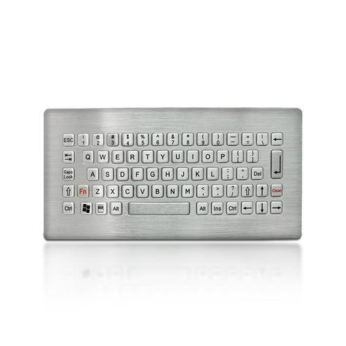 Встраиваемая клавиатура - K-TEK-B228-UT-DWP - Key Technology China Limited - 68 клавиш / для киосков свободного доступа и терминалов Интернета / для использования в промышленности