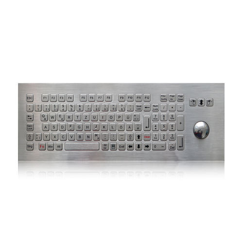 Встраиваемая клавиатура - K-TEK-B420-OTB-KP-FN-DWP - Key Technology China Limited - с клавишей Fn / 3 клавиши мыши / 104 клавиши