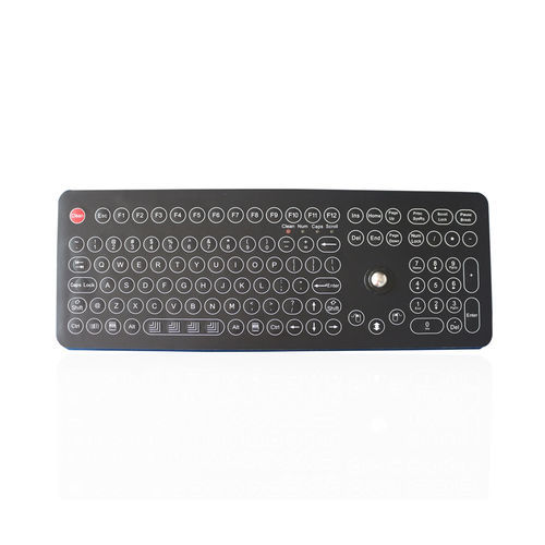 Клавиатура для письменного стола - K-TEK-D396-OTB-KP-FN-DT - Key Technology China Limited - с клавишей Fn / 3 клавиши мыши / 109 клавиш