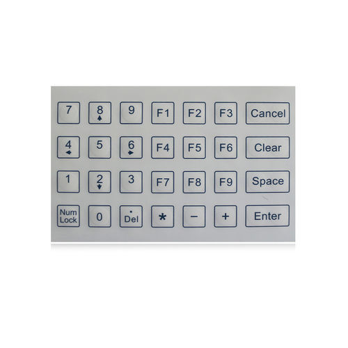 Компактная цифровая клавиатура - K-TEK-D159KP-28  - Key Technology China Limited - 28 клавиш / встраиваемая / мембранная