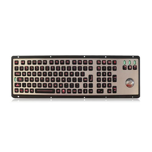 Встраиваемая клавиатура - K-TEK-M460-TB-KP-FN-BL - Key Technology China Limited - с клавишей Fn / 3 клавиши мыши / 106 клавиш