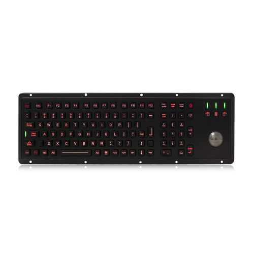 Встраиваемая клавиатура - K-TEK-M460-TB-KP-FN-BL-BT - Key Technology China Limited - с клавишей Fn / 3 клавиши мыши / 106 клавиш