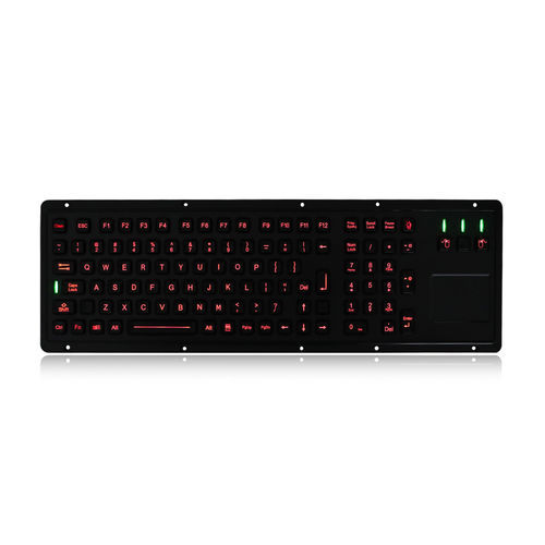 Встраиваемая клавиатура - K-TEK-M460TP-KP-FN-BL-BT - Key Technology China Limited - с клавишей Fn / 3 клавиши мыши / 106 клавиш