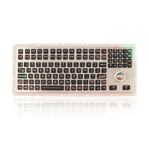 Встраиваемая клавиатура - K-TEK-M360-25-OTB-KP-FN-BL-DWP - Key Technology China Limited - с клавишей Fn / 2 клавиши мыши / 116 клавиш