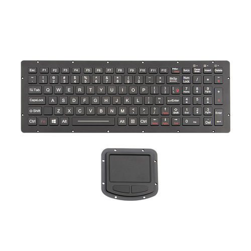 Встраиваемая клавиатура - K-TEK-M334KP-FN-BL-NV-151B-DWP +M73TP-IL - Key Technology China Limited - с клавишей Fn / 2 клавиши мыши / 101 клавиша