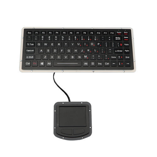 Встраиваемая клавиатура - K-TEK-M270-FN-BL-NV-151B-DWP+M73TP - Key Technology China Limited - 2 клавиши мыши / 86 клавиш / с сенсорной панелью