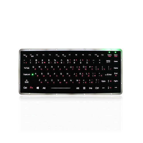 Встраиваемая клавиатура - K-TEK-M270-FN-AC-BL-DWP - Key Technology China Limited - с клавишей Fn / 86 клавиш / промышленная