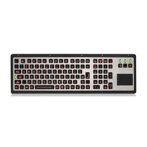 Встраиваемая клавиатура - K-TEK-M460TP-KP-FN-BL - Key Technology China Limited - с клавишей Fn / 3 клавиши мыши / 106 клавиш