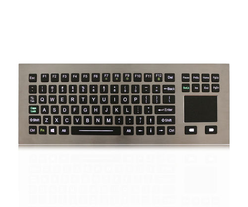 Встраиваемая клавиатура - K-TEK-M376TP-FN-BL-IL-DWP - Key Technology China Limited - с клавишей Fn / 2 клавиши мыши / 88 клавиш