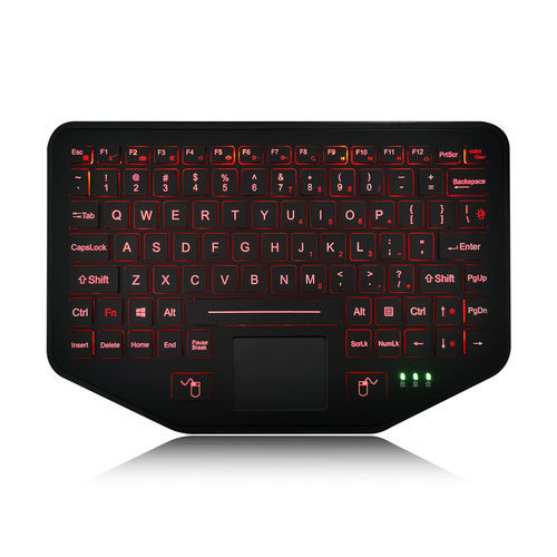 Клавиатура для письменного стола - K-TEK-V275TP-FN-SC-BL-FDT - Key Technology China Limited - с ножничными механизмом клавиш / 2 клавиши мыши / с клавишей Fn