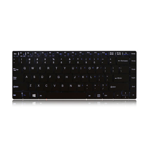 Клавиатура с ножничными механизмом клавиш - K-TEK-V291-FN-BL-SC - Key Technology China Limited - встраиваемая / с клавишей Fn / 86 клавиш