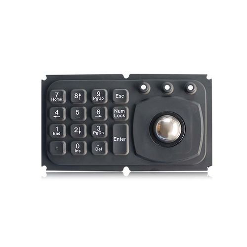 Цифровая клавиатура с трекболом - K-TEK-M130-25-OTB-KP-OEM - Key Technology China Limited - 15 клавиш / встраиваемая / из силиконового каучука
