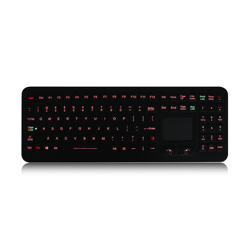 Встраиваемая клавиатура - K-TEK-M399TP-KP-FN-BL - Key Technology China Limited - с механическими клавишами / с клавишей Fn / 2 клавиши мыши