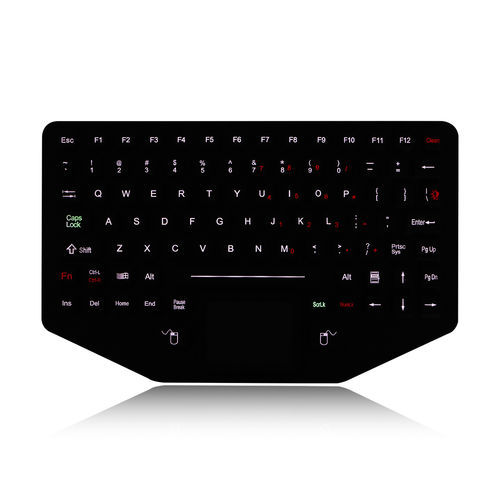 Встраиваемая клавиатура - K-TEK-M275TP-FN-BL-IL-OEM - Key Technology China Limited - угольный контакт / с клавишей Fn / 2 клавиши мыши