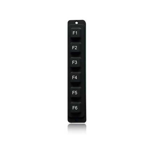 Цифровая клавиатура для контроля - K-TEK-M18FK - Key Technology China Limited - 6 клавиши / встраиваемая / из силиконового каучука