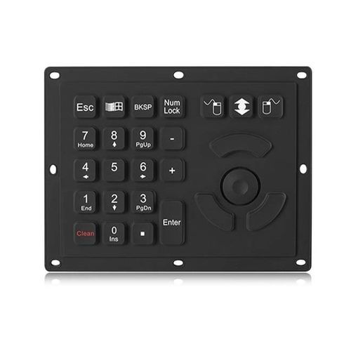 Цифровая клавиатура 25 клавиш - K-TEK-M160HP-KP-IL-SS - Key Technology China Limited - встраиваемая / из силиконового каучука / USB