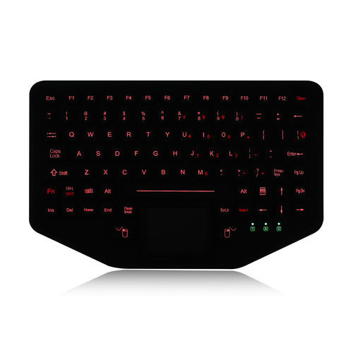 Клавиатура для письменного стола - K-TEK-M275TP-FN-BL-NV-151B-FDT - Key Technology China Limited - с механическими клавишами / с клавишей Fn / 2 клавиши мыши