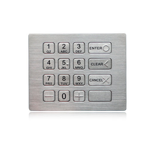 Цифровая клавиатура 16 клавиш - K-TEK-B120KP-DWP - Key Technology China Limited - встраиваемая / из нержавеющей стали / RS-232