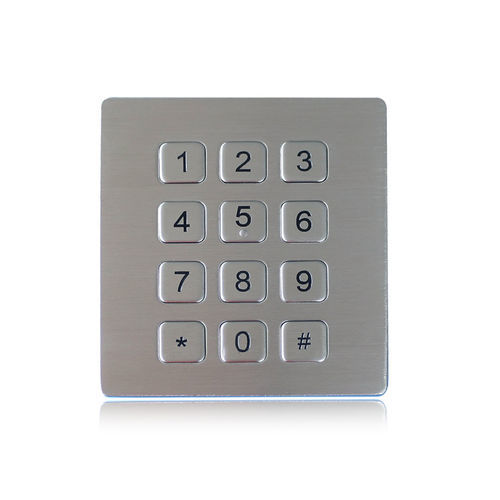 Цифровая клавиатура 12 клавиш - K-TEK-B88KP-DWP - Key Technology China Limited - встраиваемая / из нержавеющей стали / RS-232