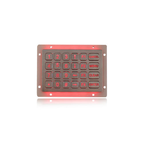 Цифровая клавиатура 24 клавиши - K-TEK-B120KP-24-AC-BL-DWP - Key Technology China Limited - встраиваемая / из нержавеющей стали / IP65