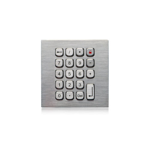 Цифровая клавиатура 19 клавиш - K-TEK-A118KP-DWP - Key Technology China Limited - встраиваемая / из металла / из нержавеющей стали