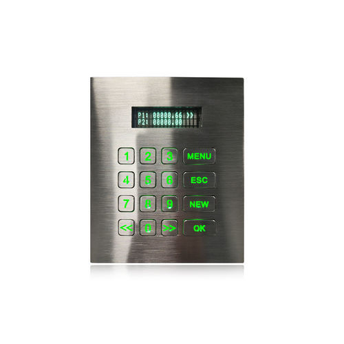 Цифровая клавиатура 16 клавиш - K-TEK-B134KP-VFD-BL-DWP - Key Technology China Limited - встраиваемая / из металла / из нержавеющей стали