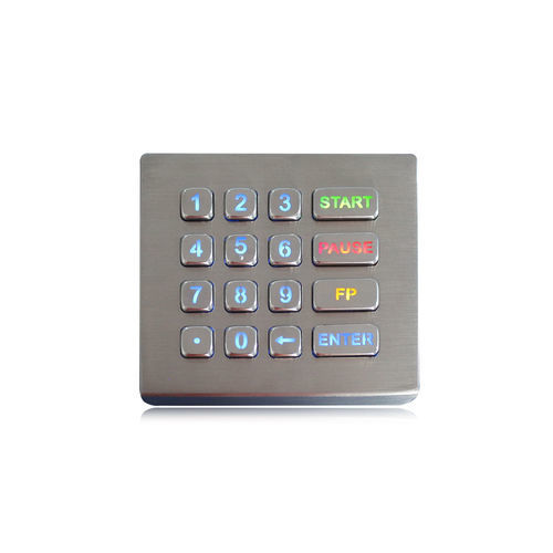 Цифровая клавиатура 16 клавиш - K-TEK-A120KP-BL-DT-DWP - Key Technology China Limited - настольная / из нержавеющей стали / RS-232
