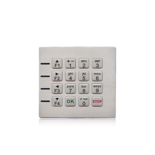 Цифровая клавиатура 16 клавиш - K-TEK-B75KP-DWP - Key Technology China Limited - встраиваемая / из нержавеющей стали / RS-232