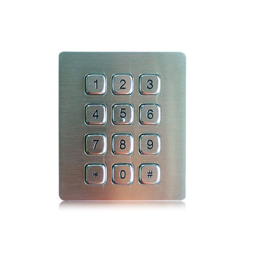 Цифровая клавиатура 12 клавиш - K-TEK-A88KP-DWP - Key Technology China Limited - встраиваемая / из нержавеющей стали / RS-232