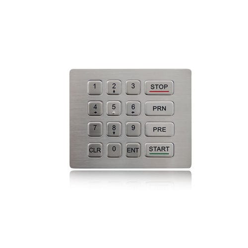 Цифровая клавиатура 16 клавиш -  K-TEK-B120KP-AC-DWP - Key Technology China Limited - встраиваемая / из нержавеющей стали / IP65
