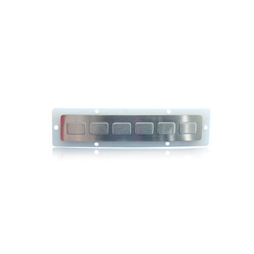 Цифровая клавиатура 6 клавиши - K-TEK-B160FK-6-AC-DWP - Key Technology China Limited - встраиваемая / из нержавеющей стали / IP65