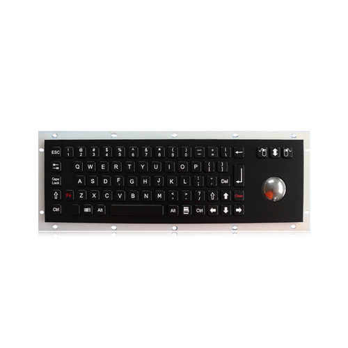 Встраиваемая клавиатура - K-TEK-A343-OTB-BT-DWP - Key Technology China Limited - 3 клавиши мыши / 71 клавиша / с трекболом